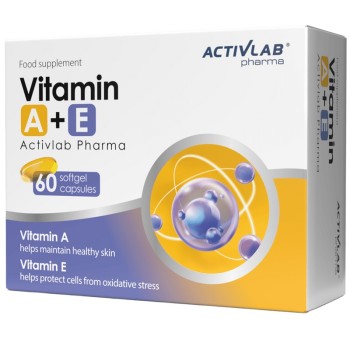 Activlab Pharma Vitamin A + E, 60 Softgels