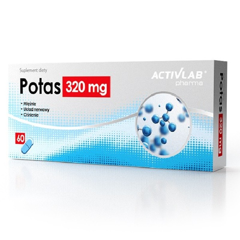 Activlab Potas 320mg, 60 Capsules