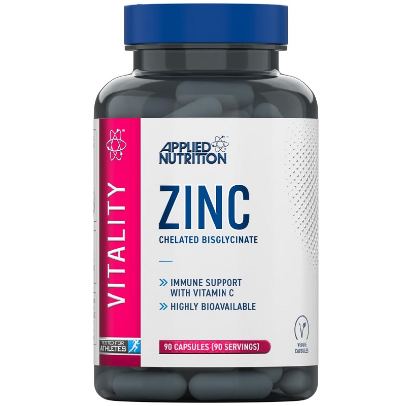 Applied Nutrition Zinc Chelated Bisglycinate, 90 Capsules