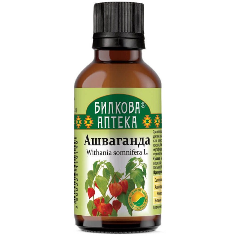 Bioherba Тинктура Ашваганда, 50 ml