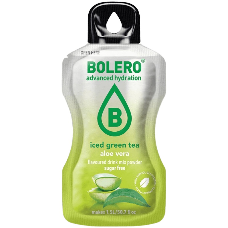 Bolero Classic Drink Iced Green Tea Aloe Vera, 1x3 Grams