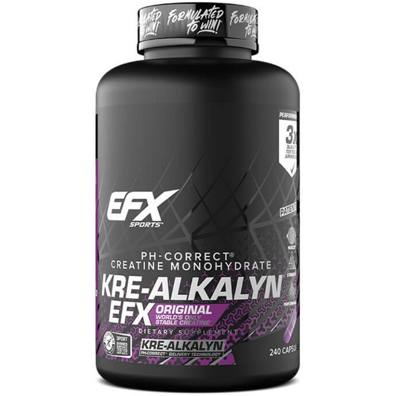 EFX Sports Kre-Alkalyn, 240 Capsules