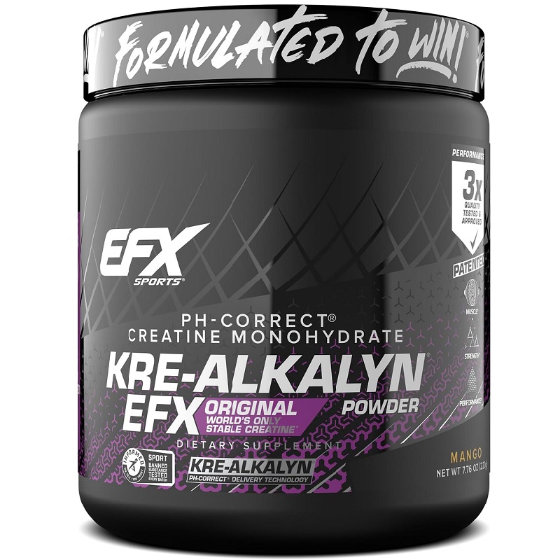 EFX Sports Kre-Alkalyn Powder Flavor, 220 Grams