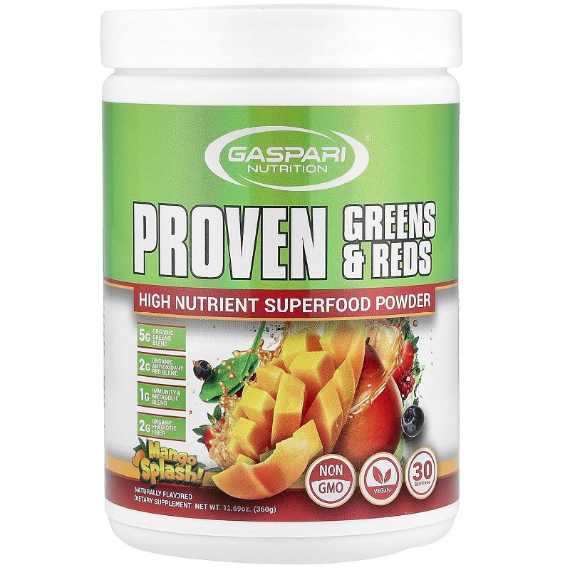 Gaspari Nutrition Proven Greens and Reds, 360 Grams