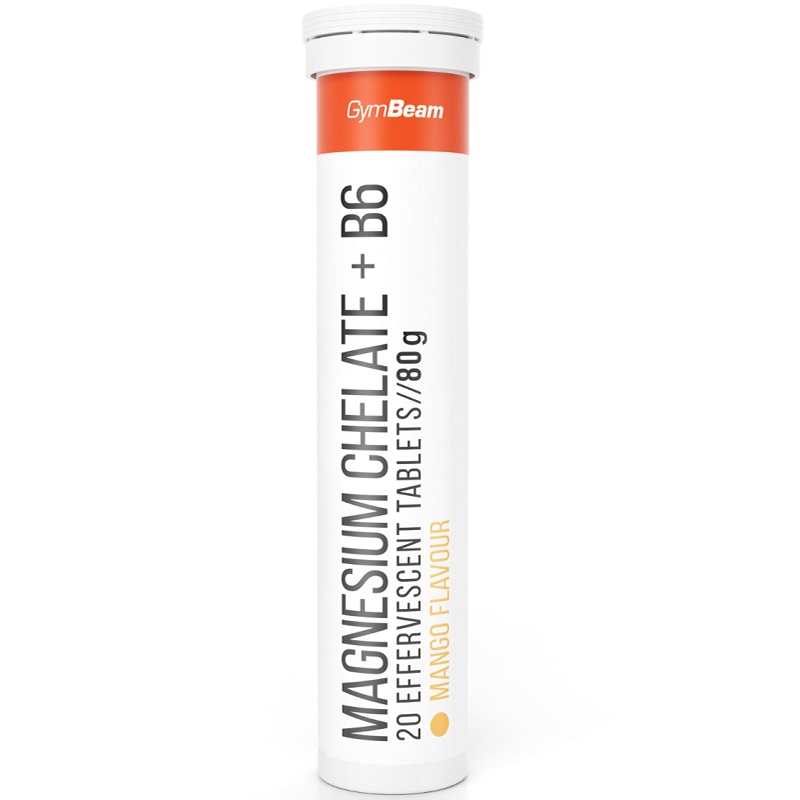 Gym Beam Magnesium chelate + B6, 1x20 Effervescent Tablets