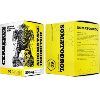 Iridium Labs Somatodrol, 60 Capsules + Iridium Labs Cerberus, 60 Capsules
