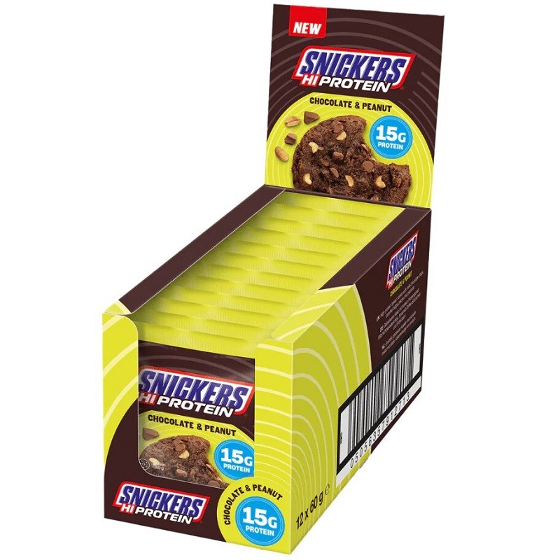 Mars Protein Snickers High Protein Cookie, 1x60 Grams/12 bars box/