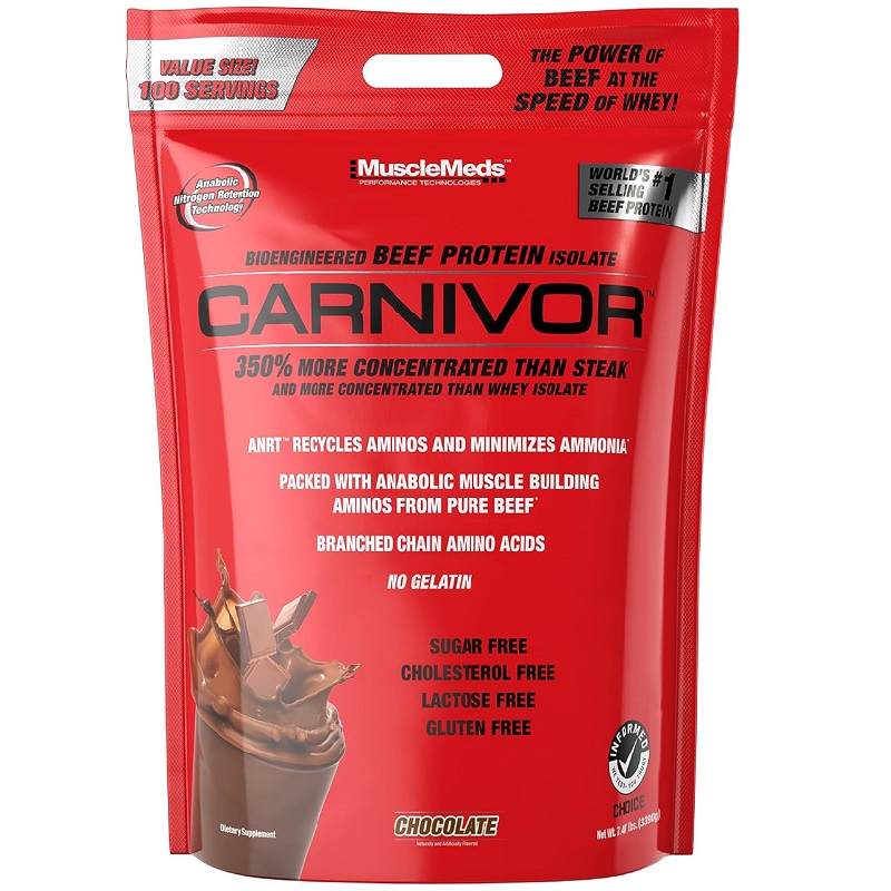 MuscleMeds Carnivor Beef Protein Isolate, 3170/3390 Grams
