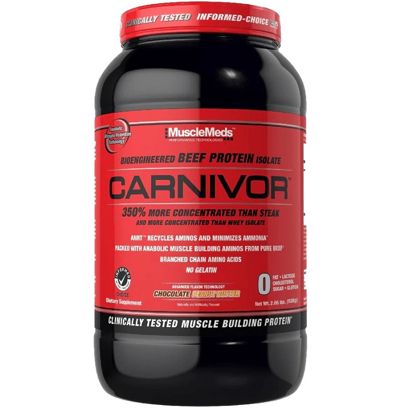MuscleMeds Carnivor Beef Protein Isolate, 840/938 Grams