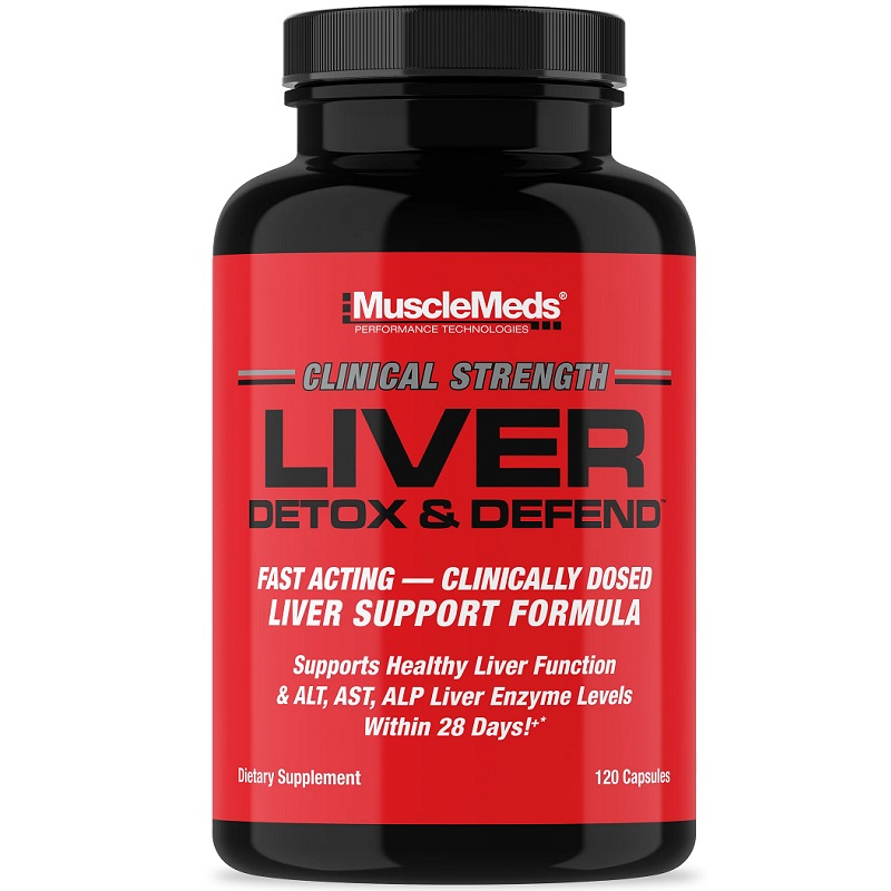 MuscleMeds Liver Detox And Defend, 120 Capsules
