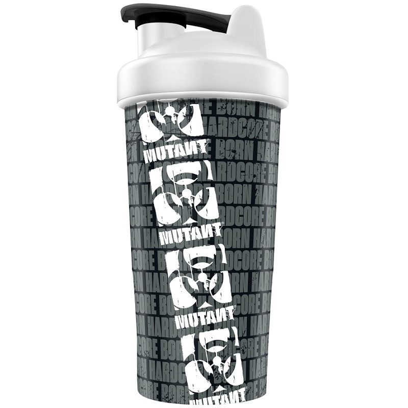 Mutant Shaker Cup Born Hardcore White, 700 ml