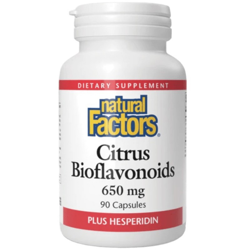 Natural Factors Citrus Bioflavonoids Plus Hesperidin 650 mg, 90 Capsules