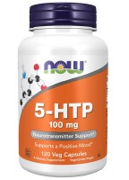 NOW 5-HTP 100 mg, 120 Veg Capsules
