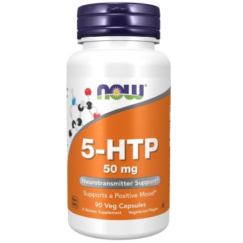 NOW 5-HTP 50mg, 90 Veg Capsules