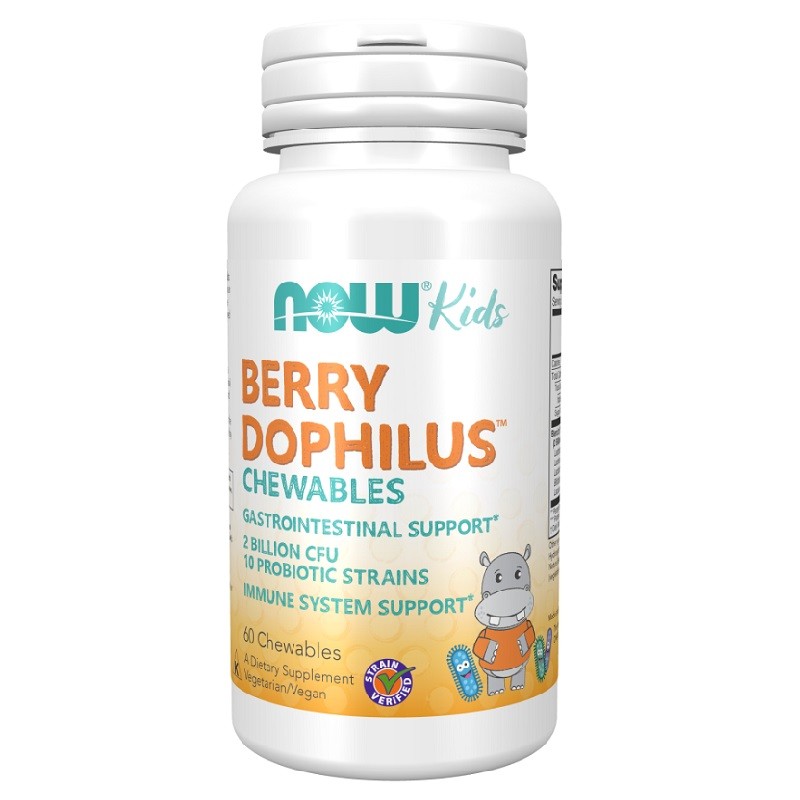 NOW BerryDophilus Kids, 60 Chewables