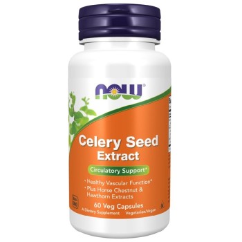 NOW Celery Seed Extract, 60 Veg Capsules