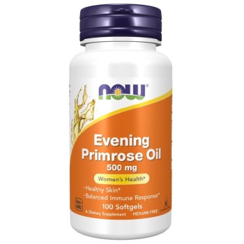 NOW Evening Primrose Oil 500mg, 100 Softgels