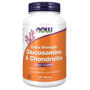 NOW Glucosamine and Chondroitin Extra Strength, 120 Tablets