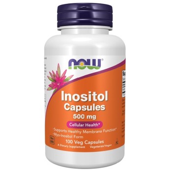 NOW Inositol 500mg, 100 Veg Capsules