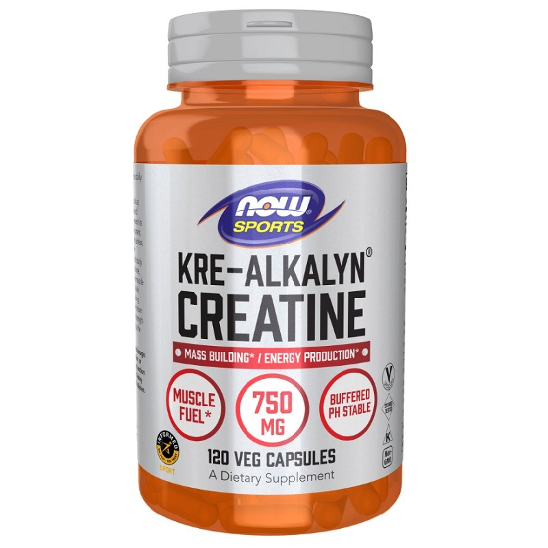 NOW Kre-Alkalyn Creatine, 120 Veg Capsules