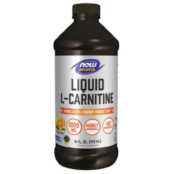 NOW L-Carnitine Liquid 1000 mg, 473 ml