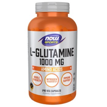 NOW L-Glutamine 1000mg, 240 Capsules
