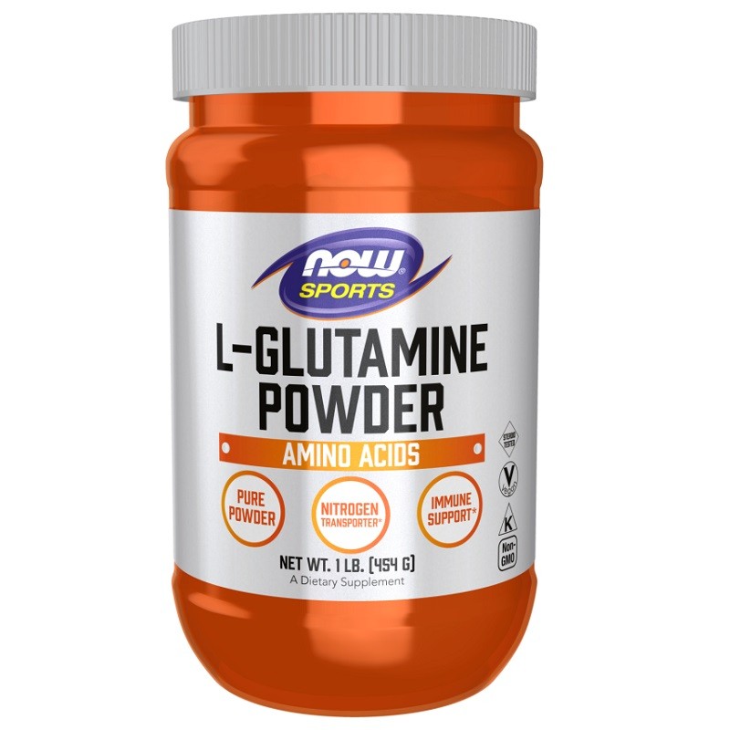NOW L-Glutamine Powder, 454 Grams