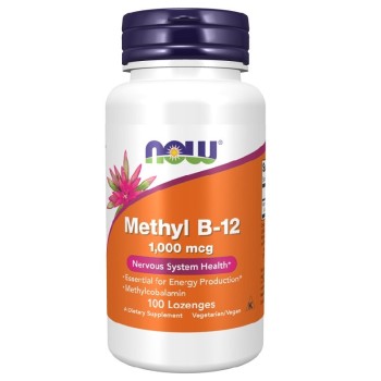 NOW Methyl B-12 1000mcg, 100 Lozenges