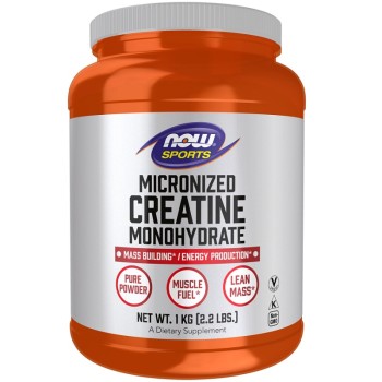 NOW Micronized Creatine Monohydrate Powder, 1000 Grams
