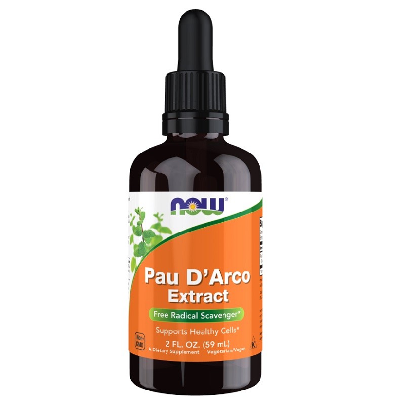 NOW Pau D'Arco Extract Liquid, 59 ml