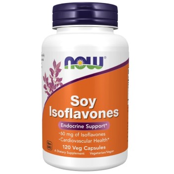 NOW Soy Isoflavones, 120 Veg Capsules