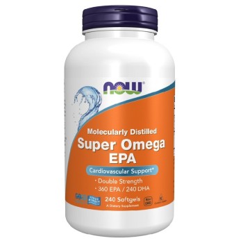 NOW Super Omega EPA Molecularly Distilled, 240 Softgels