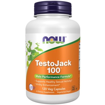 NOW TestoJack 100, 120 Veg Capsules