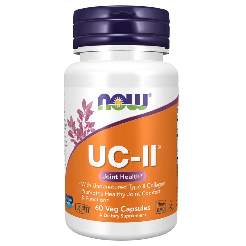 NOW UC-II Undenatured Type II Collagen, 60 Capsules