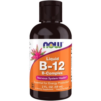 NOW Vitamin B-12 Liquid B-Complex, 59 ml
