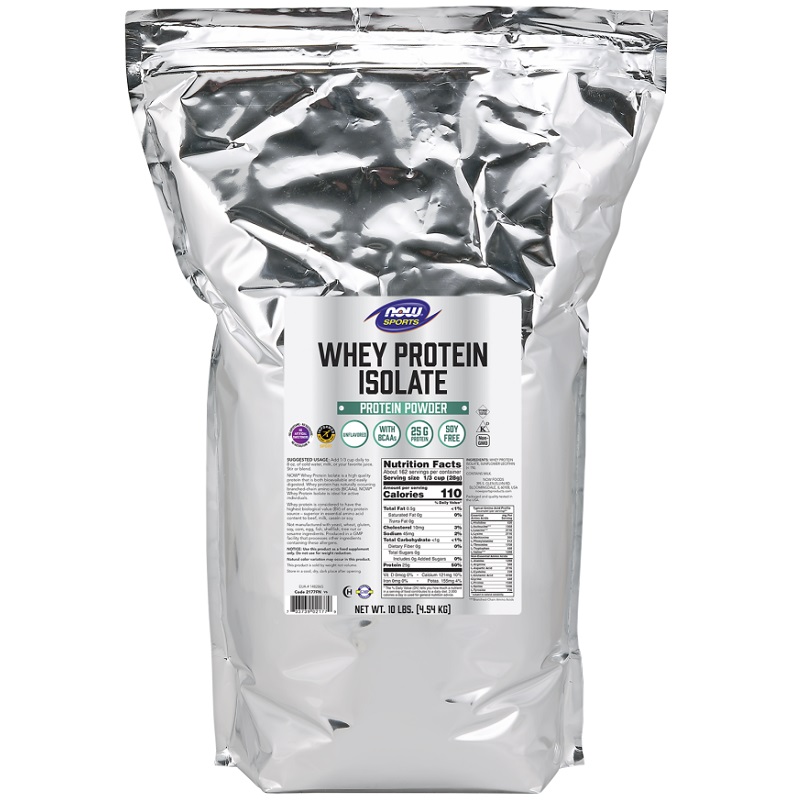 NOW Whey Protein Isolate, 4540 Grams