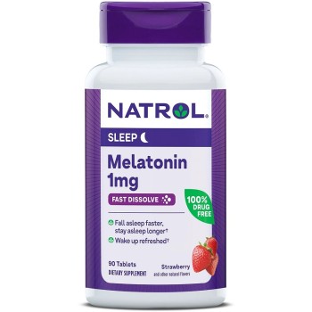 Natrol Melatonin Fast Dissolve 1 mg, 90 Tablets