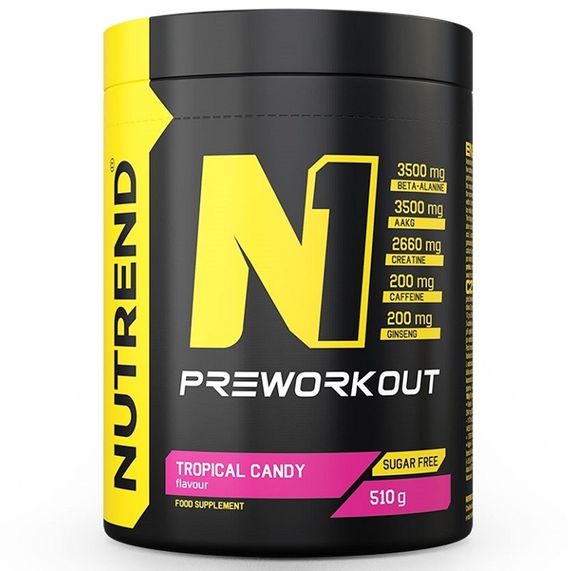 Nutrend N1 Pre Workout, 510 Grams