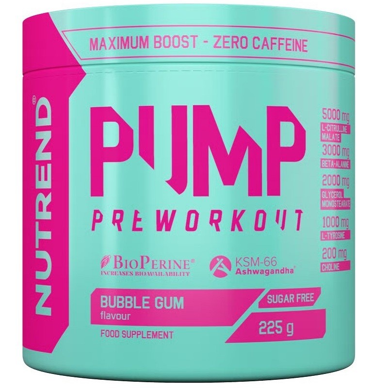 Nutrend Pump Pre-Workout, 225 Grams