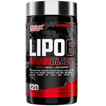 Nutrex Lipo 6 Black, 120 Black Capsules US