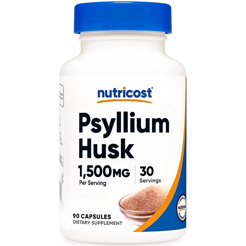 Nutricost Psyllium Husk 1500 mg, 90 Capsules