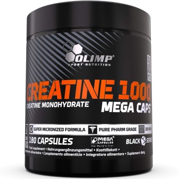 Olimp Nutrition Creatine 1000 Mega Caps, 180 Capsules