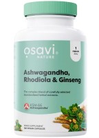 Osavi Ashwagandha + Rhodiola and Ginseng, 120 Vegan Capsules