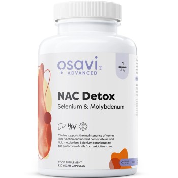 Osavi NAC Detox Selenium and Molybdenum, 120 Vegan Capsules