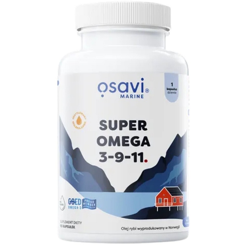 Osavi Super Omega 3-9-11, 90 Softgels