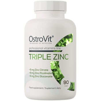 OstroVit Triple Zinc, 90 Capsules