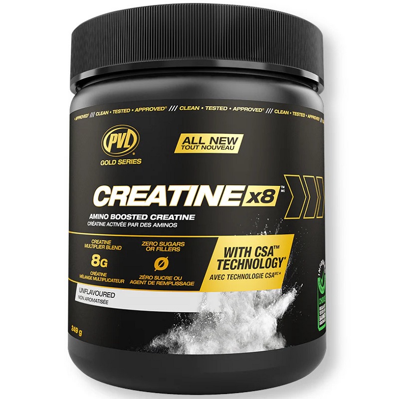 PVL Gold Series Creatine X8, 249 Grams