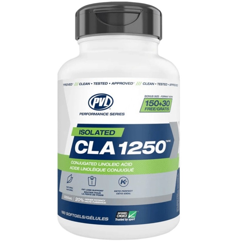 PVL Pure Vita Labs CLA 1250, 180 Softgels
