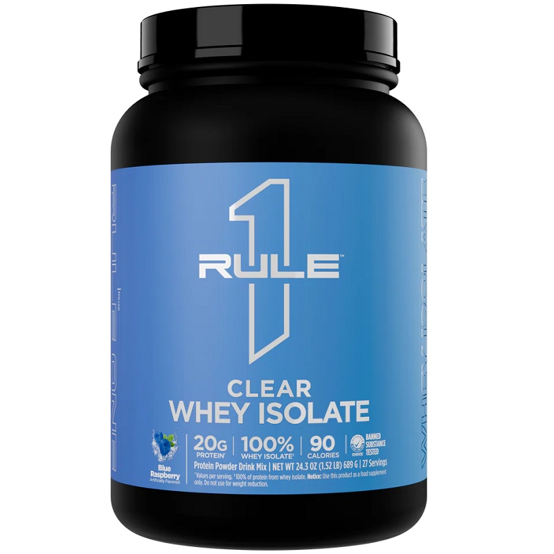 Rule1 Clear Whey Isolate, 689 Grams