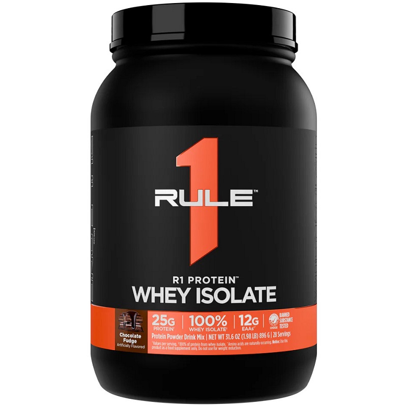 Rule1 R1 Protein Whey Isolate, 855/930 Grams